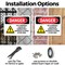 Signmission No Flammable Liquids In This Area Danger Sign, Plastic, 14in W x 10in L, 2PK OS-2PACK-DS-P-1014-L-2033 - alternate 2